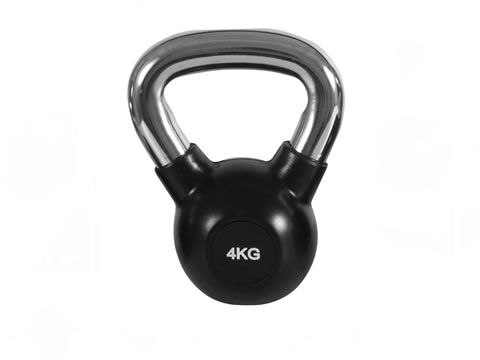 Rubber Coated Kettlebell 4kg